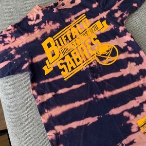Kids Bleach dye Buffalo Sabers T-shirt